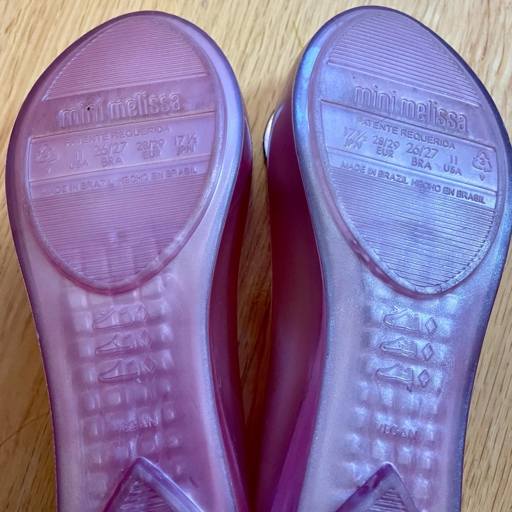 Mini Melissa pink Barbie jelly flats - Picture 6 of 6